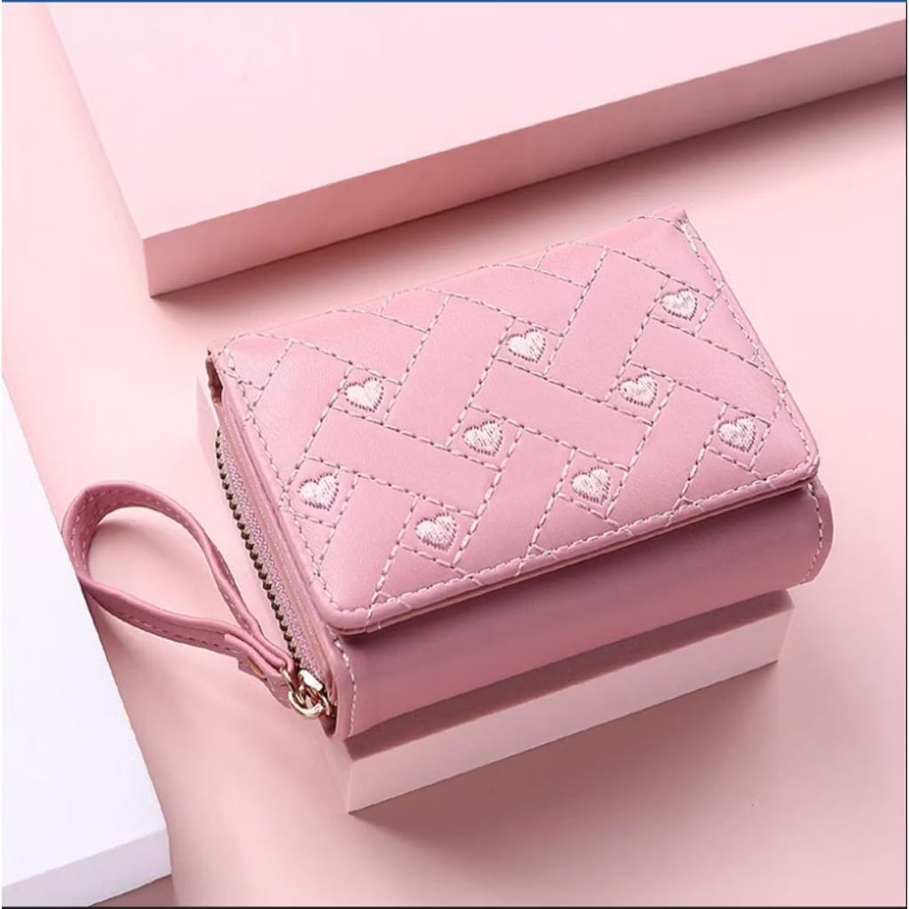Dompet lipat aurora (Pink)