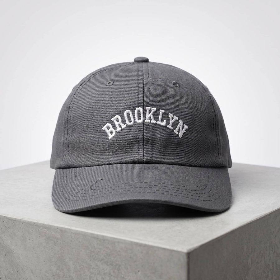 Topi Dewasa Brooklyn Abu-abu